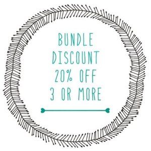 Bundle 3 or more items and Save 20%